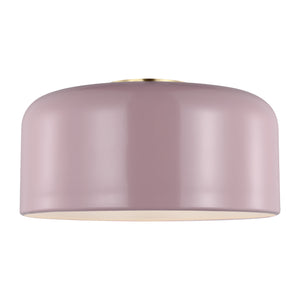 Visual Comfort Studio - 7605401-136 - One Light Flush Mount - Malone - Rose