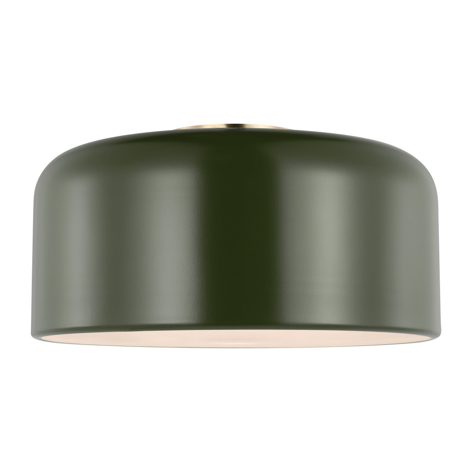 Visual Comfort Studio - 7605401-145 - One Light Flush Mount - Malone - Olive