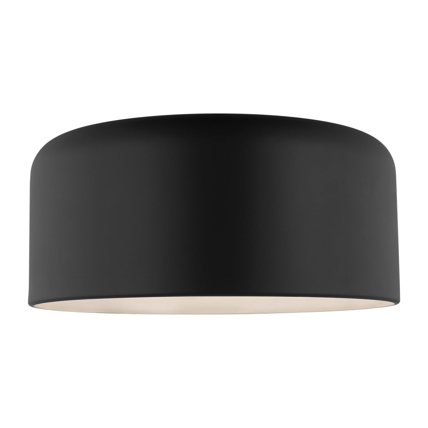 Visual Comfort Studio - 7705401-112 - One Light Flush Mount - Malone - Midnight Black