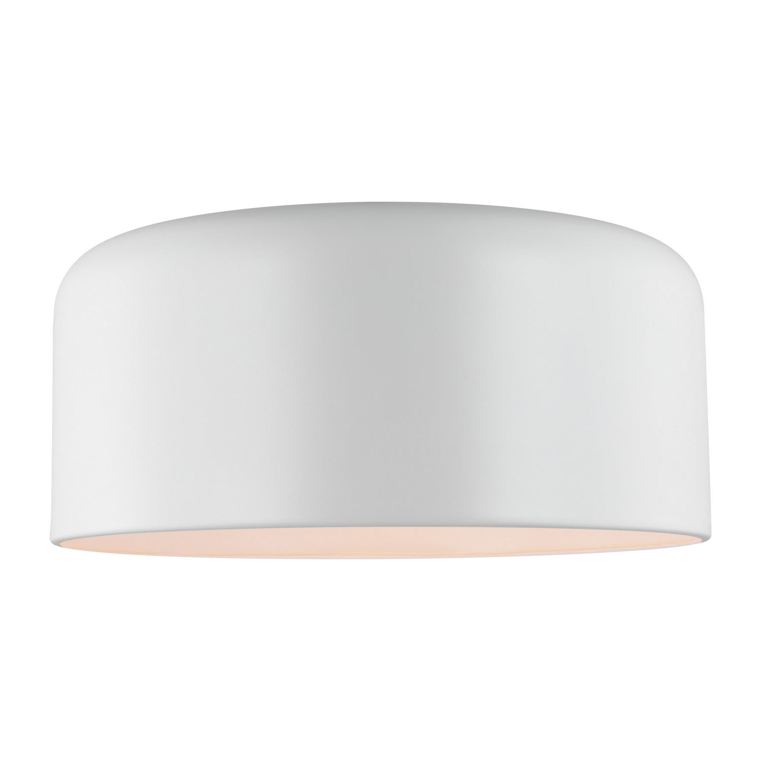 Visual Comfort Studio - 7705401-115 - One Light Flush Mount - Malone - Matte White