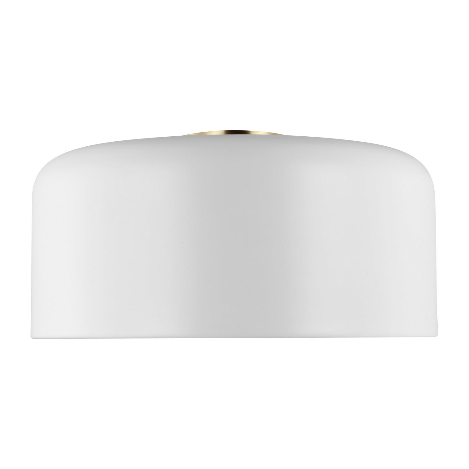 Visual Comfort Studio - 7705401-115 - One Light Flush Mount - Malone - Matte White