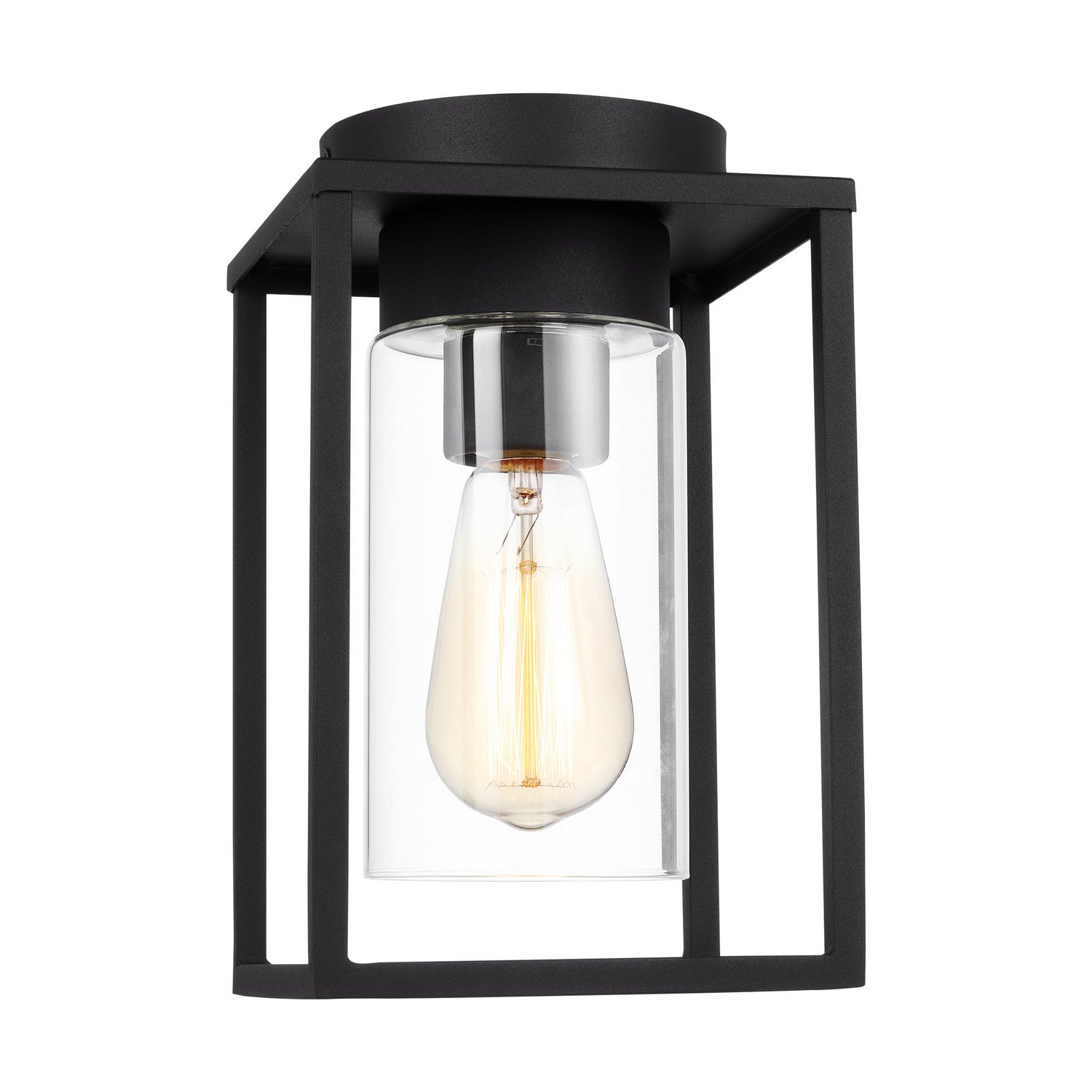 Visual Comfort Studio - 7831101-12 - One Light Outdoor Flush Mount - Vado - Black