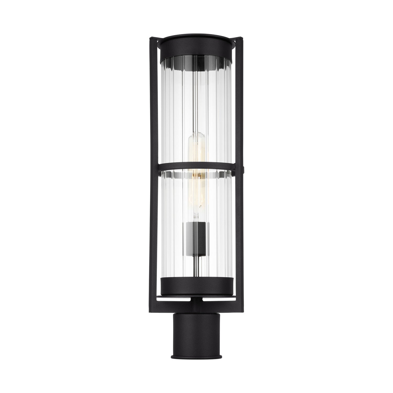 Visual Comfort Studio - 8226701-12 - One Light Outdoor Post Lantern - Alcona - Black