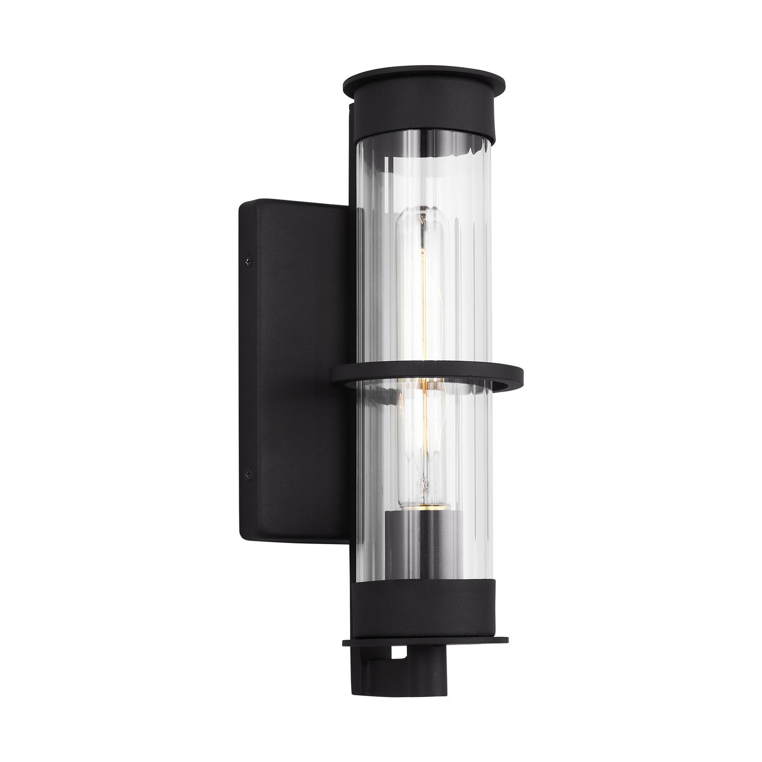 Visual Comfort Studio - 8526701-12 - One Light Outdoor Wall Lantern - Alcona - Black