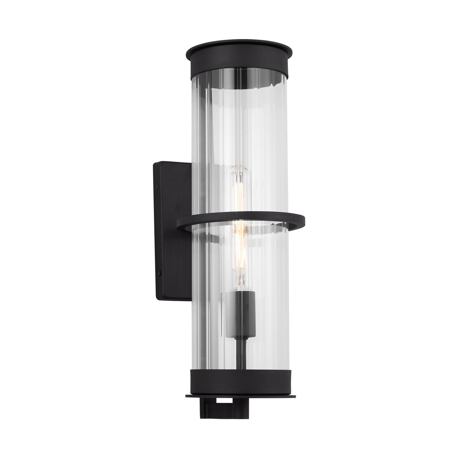 Visual Comfort Studio - 8726701-12 - One Light Outdoor Wall Lantern - Alcona - Black