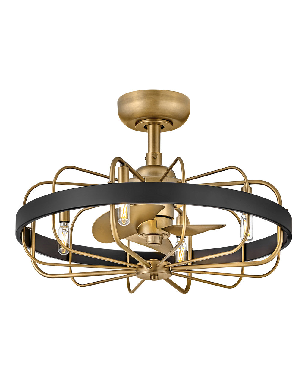 Hinkley - 905022FHB-LIA - 22" LED Fandelier - Eli - Heritage Brass