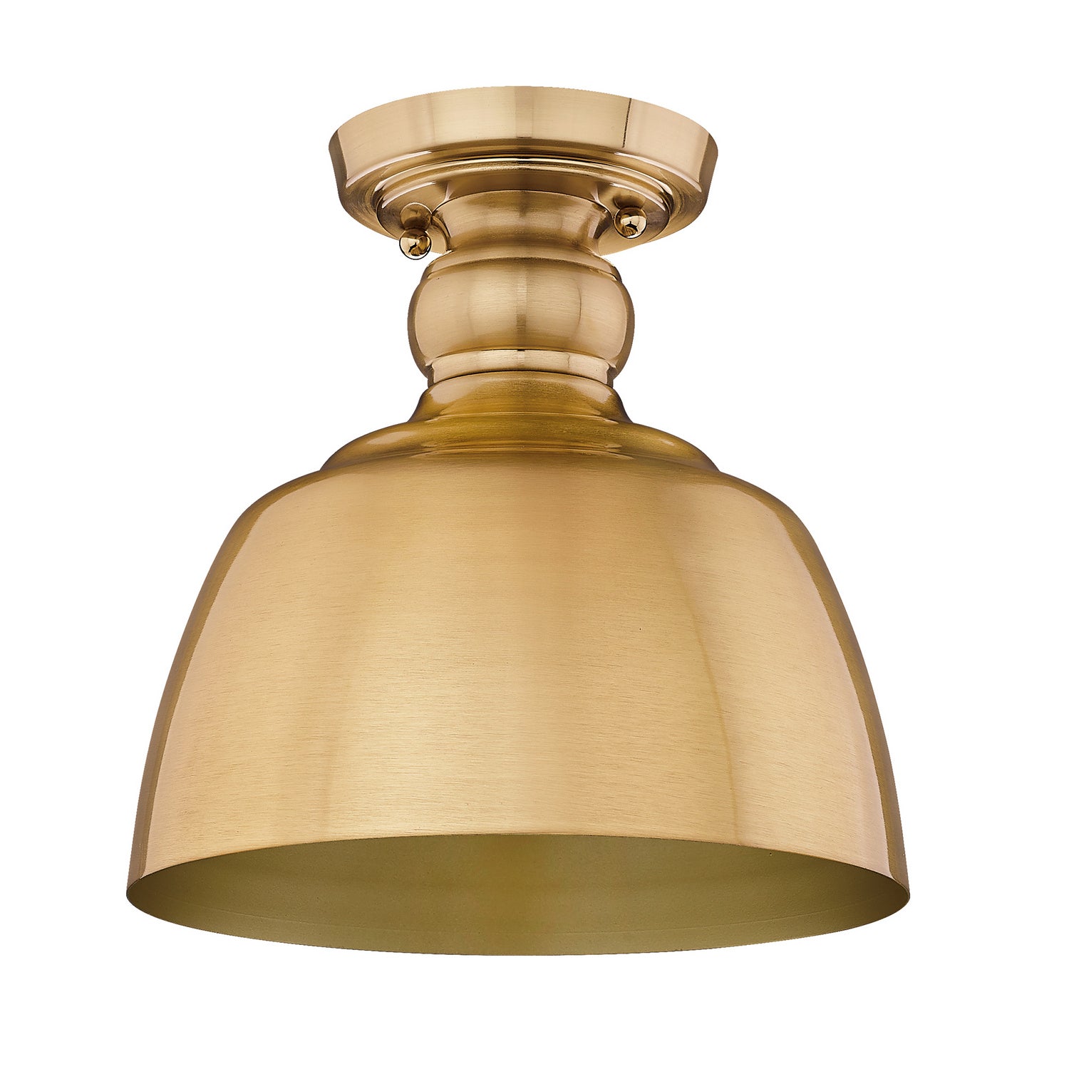 Golden - 0316-FM MBG - One Light Flush Mount - Holmes MBG - Modern Brushed Gold