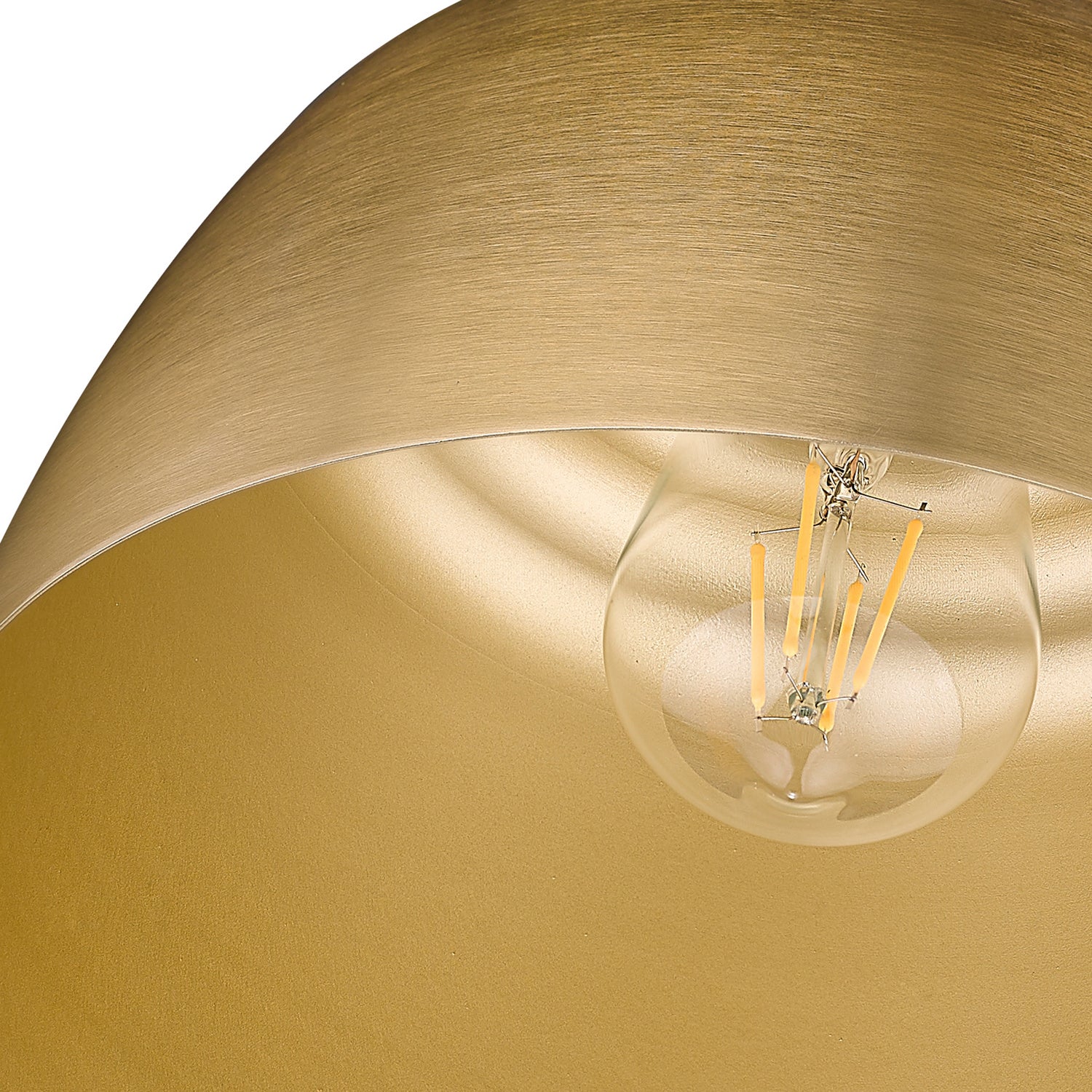 Golden - 0316-FM MBG - One Light Flush Mount - Holmes MBG - Modern Brushed Gold