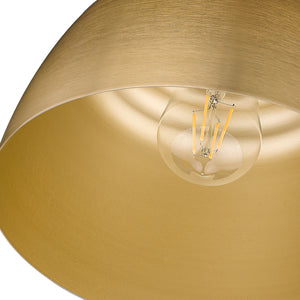 Golden - 0316-M1L MBG - One Light Mini Pendant - Holmes MBG - Modern Brushed Gold