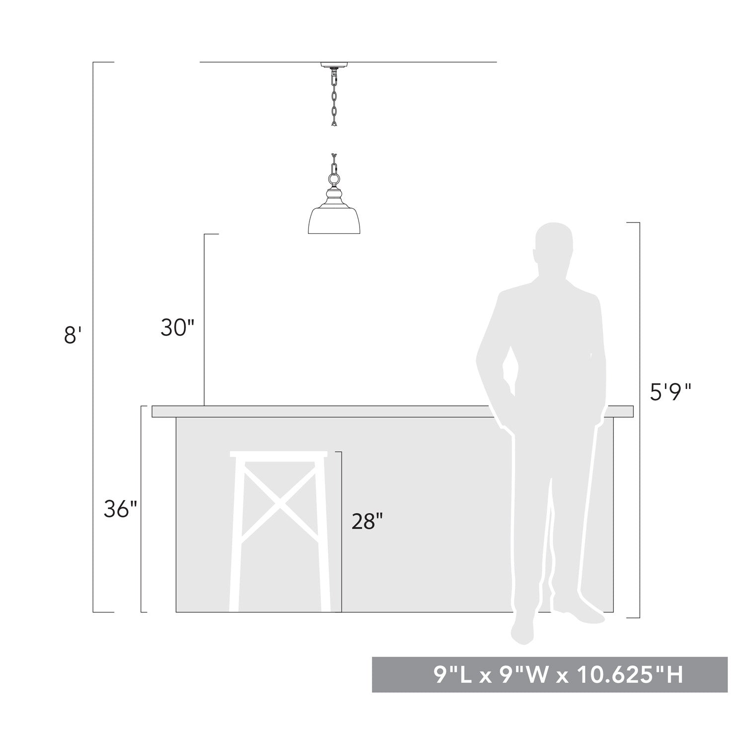 Golden - 0316-M1L MBG - One Light Mini Pendant - Holmes MBG - Modern Brushed Gold