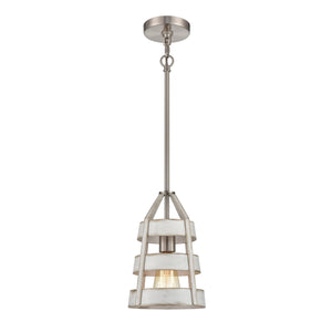 ELK Home - 33555/1 - One Light Mini Pendant - Brigantine - Satin Nickel