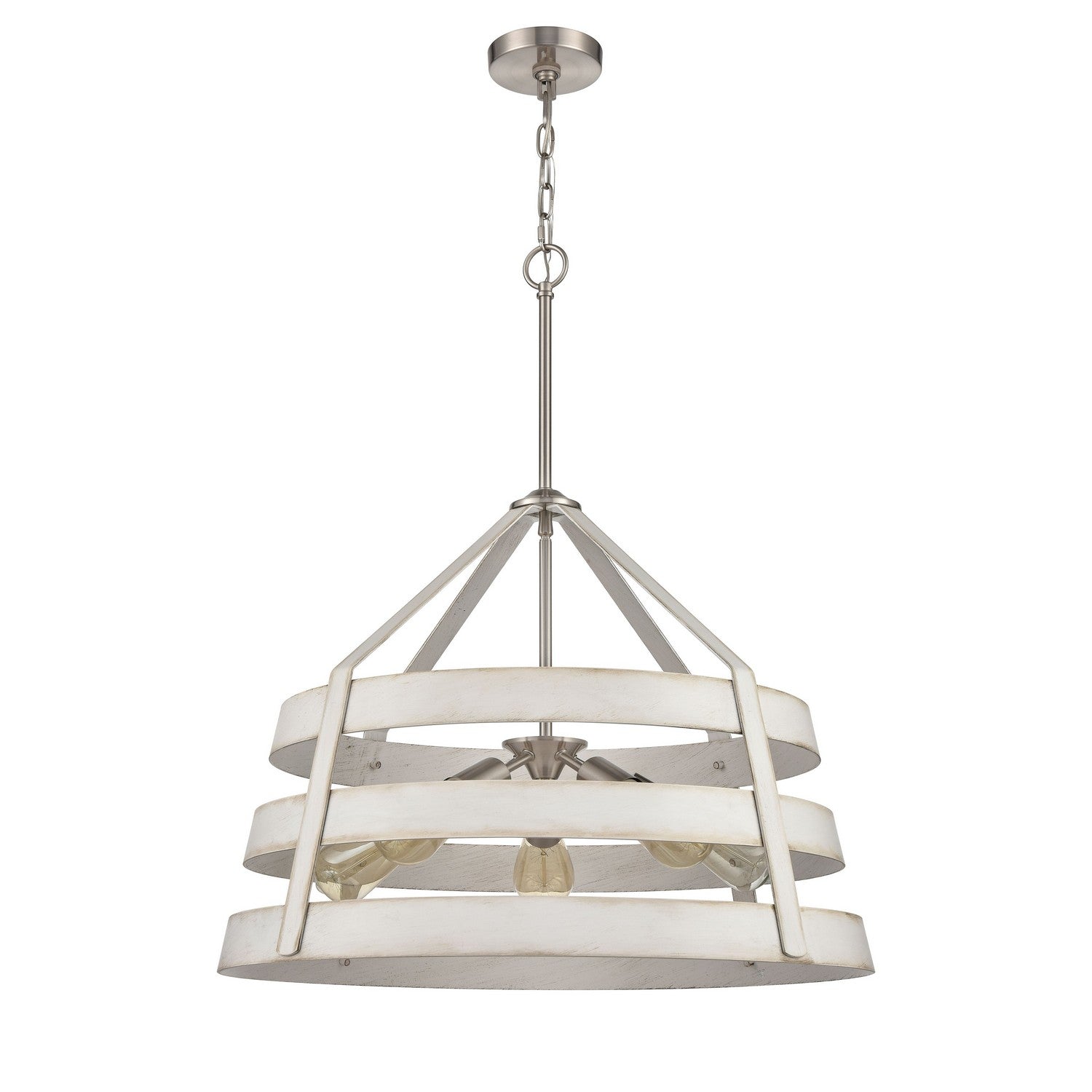 ELK Home - 33558/5 - Five Light Chandelier - Brigantine - Satin Nickel