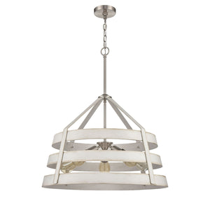 ELK Home - 33558/5 - Five Light Chandelier - Brigantine - Satin Nickel