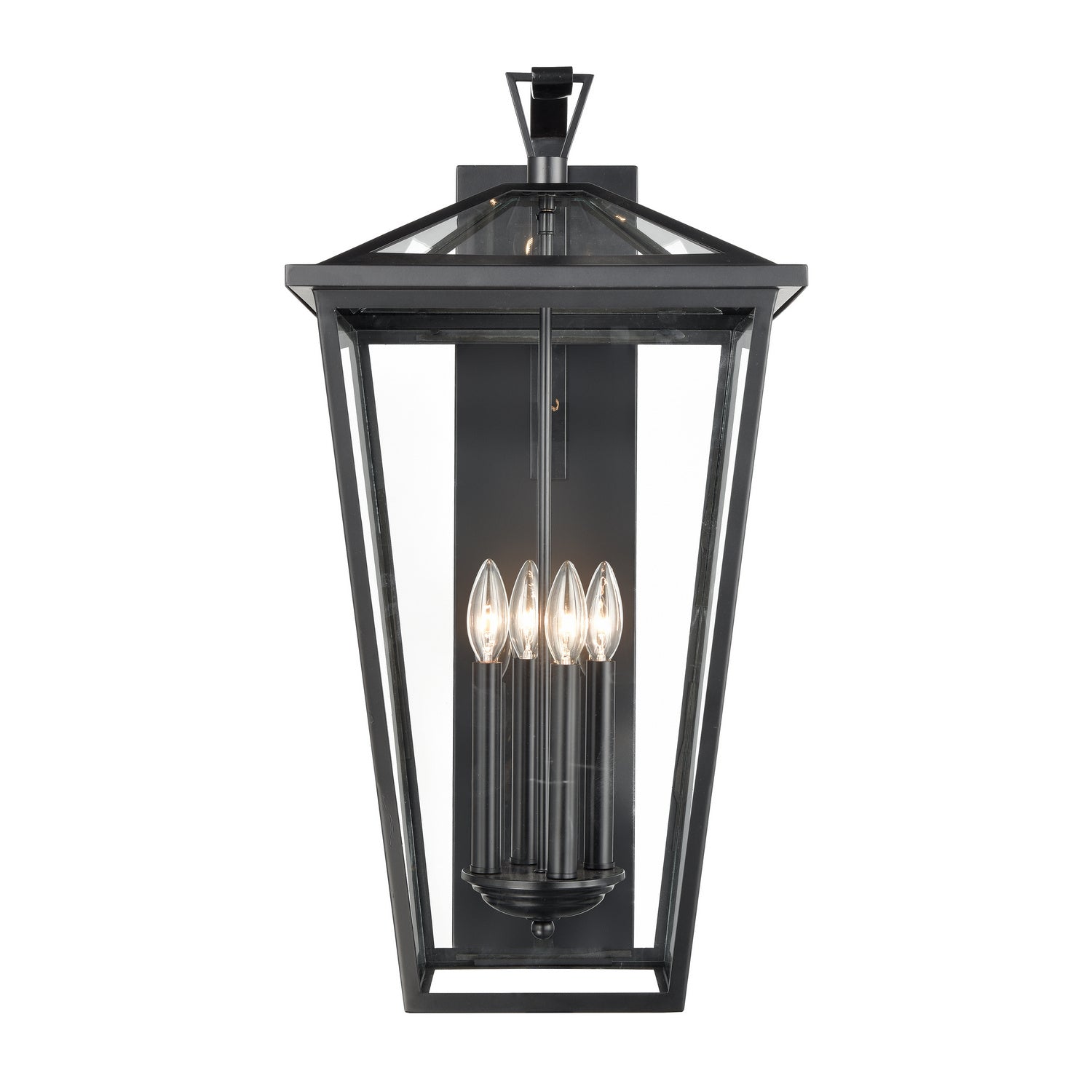 ELK Home - 45476/4 - Four Light Outdoor Wall Sconce - Main Street - Black