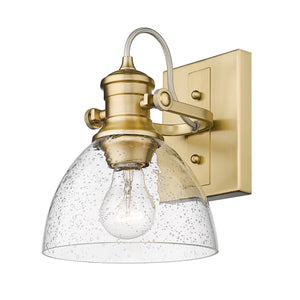 Golden - 3118-1SF BCB-SD - One Light Semi-Flush Mount - Hines BCB - Brushed Champagne Bronze