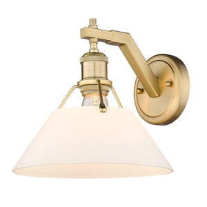 Golden - 3306-1W BCB-OP - One Light Wall Sconce - Orwell BCB - Brushed Champagne Bronze