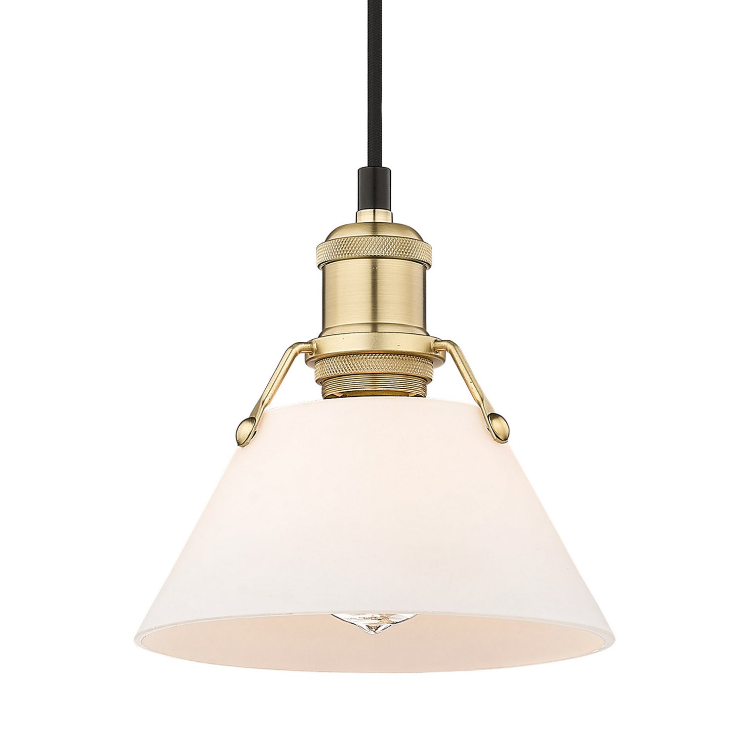 Golden - 3306-S BCB-OP - One Light Mini Pendant - Orwell BCB - Brushed Champagne Bronze