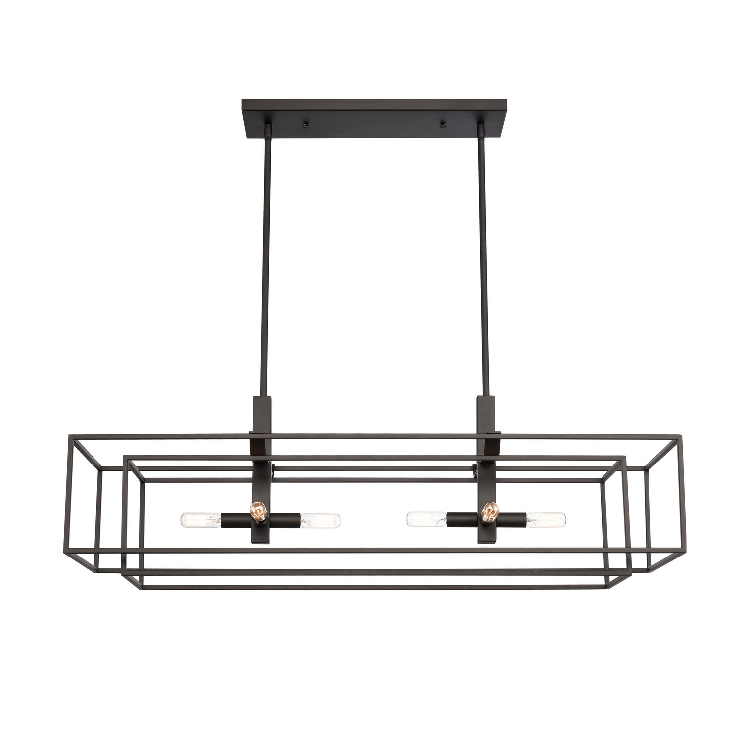 ELK Home - 66286/8 - Eight Light Linear Chandelier - Kinsley - Oil Rubbed Bronze