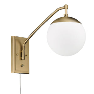 Golden - 3699-A1W BCB-OP - One Light Wall Sconce - Glenn BCB - Brushed Champagne Bronze