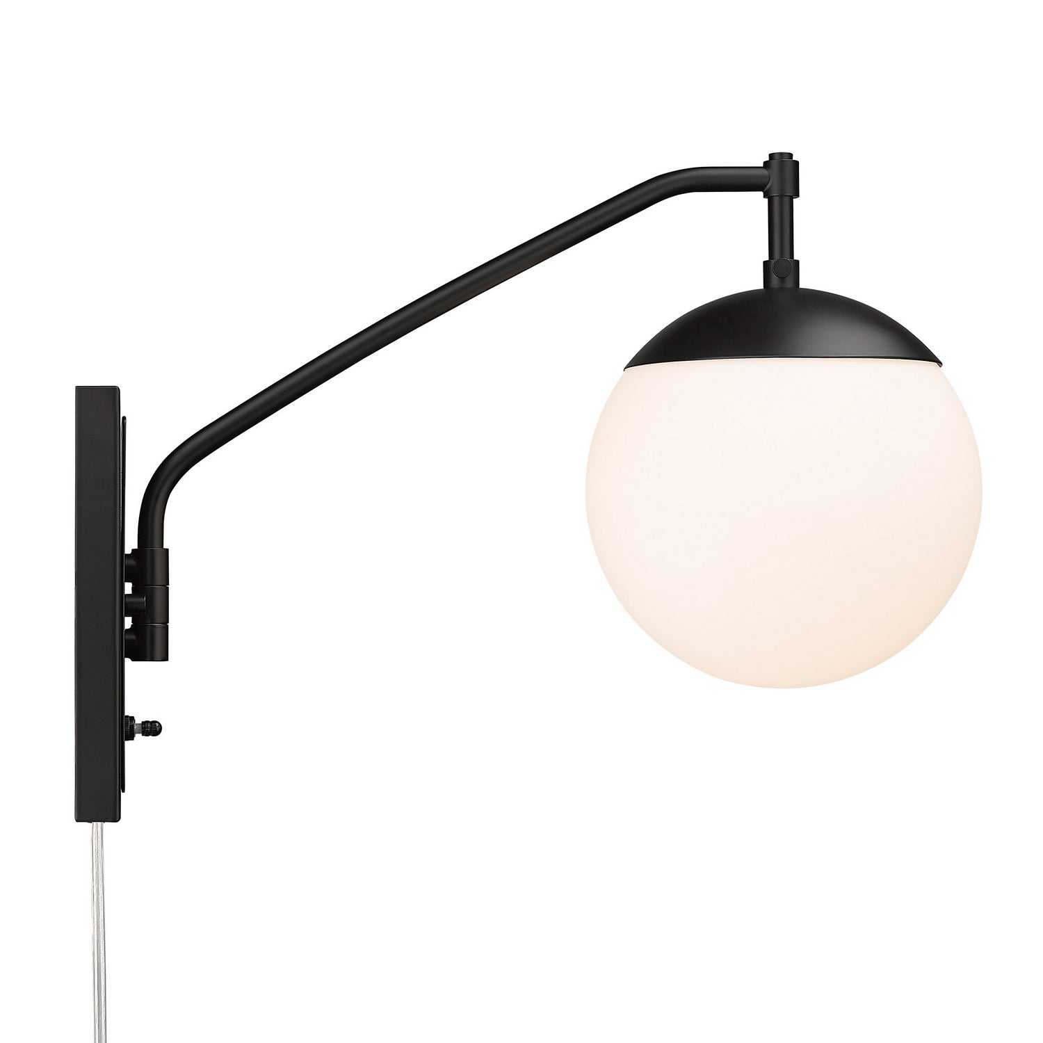 Golden - 3699-A1W BLK-OP - One Light Wall Sconce - Glenn BLK - Matte Black