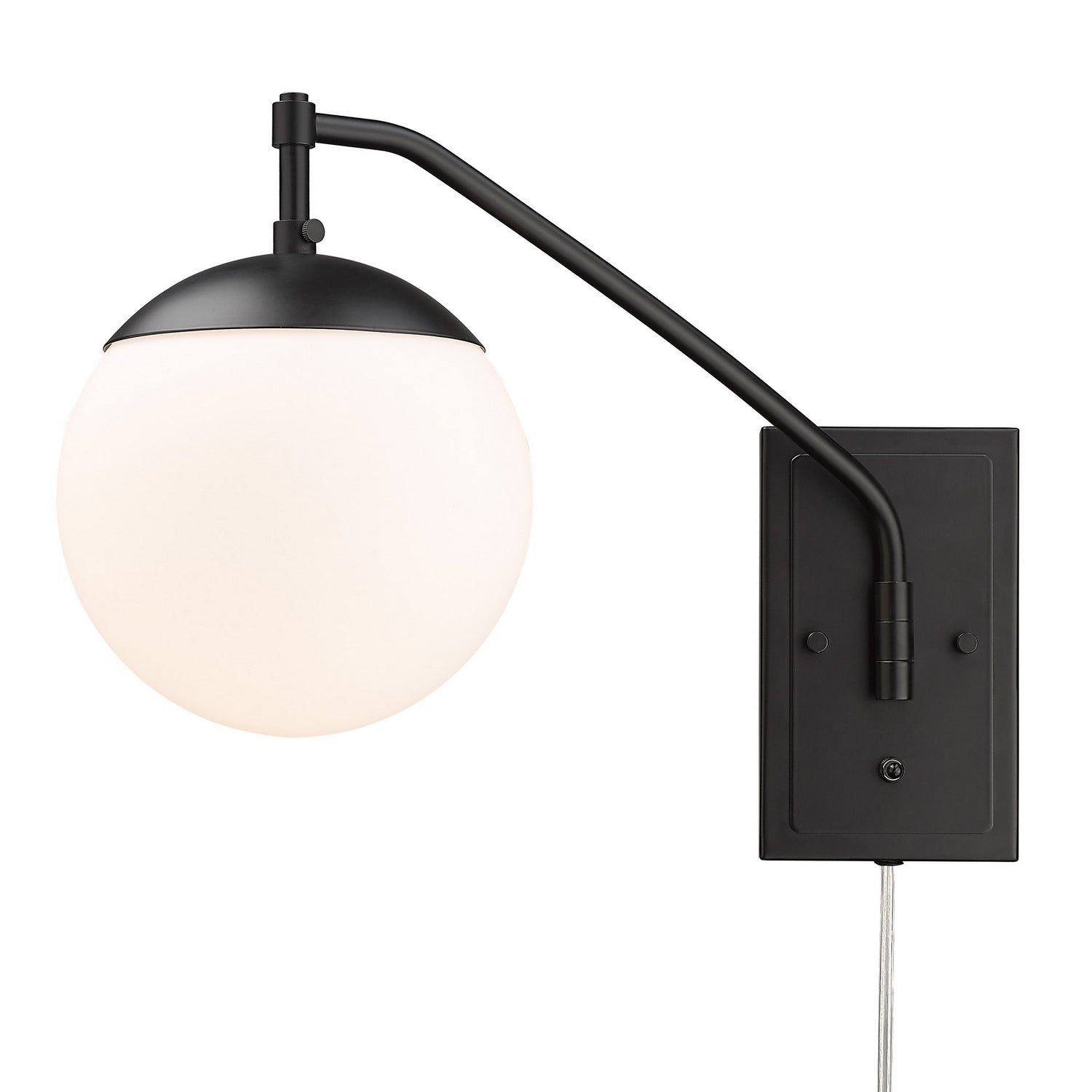 Golden - 3699-A1W BLK-OP - One Light Wall Sconce - Glenn BLK - Matte Black