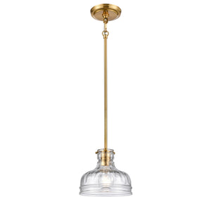 ELK Home - 67925/1 - One Light Mini Pendant - Orinoco - Satin Brass