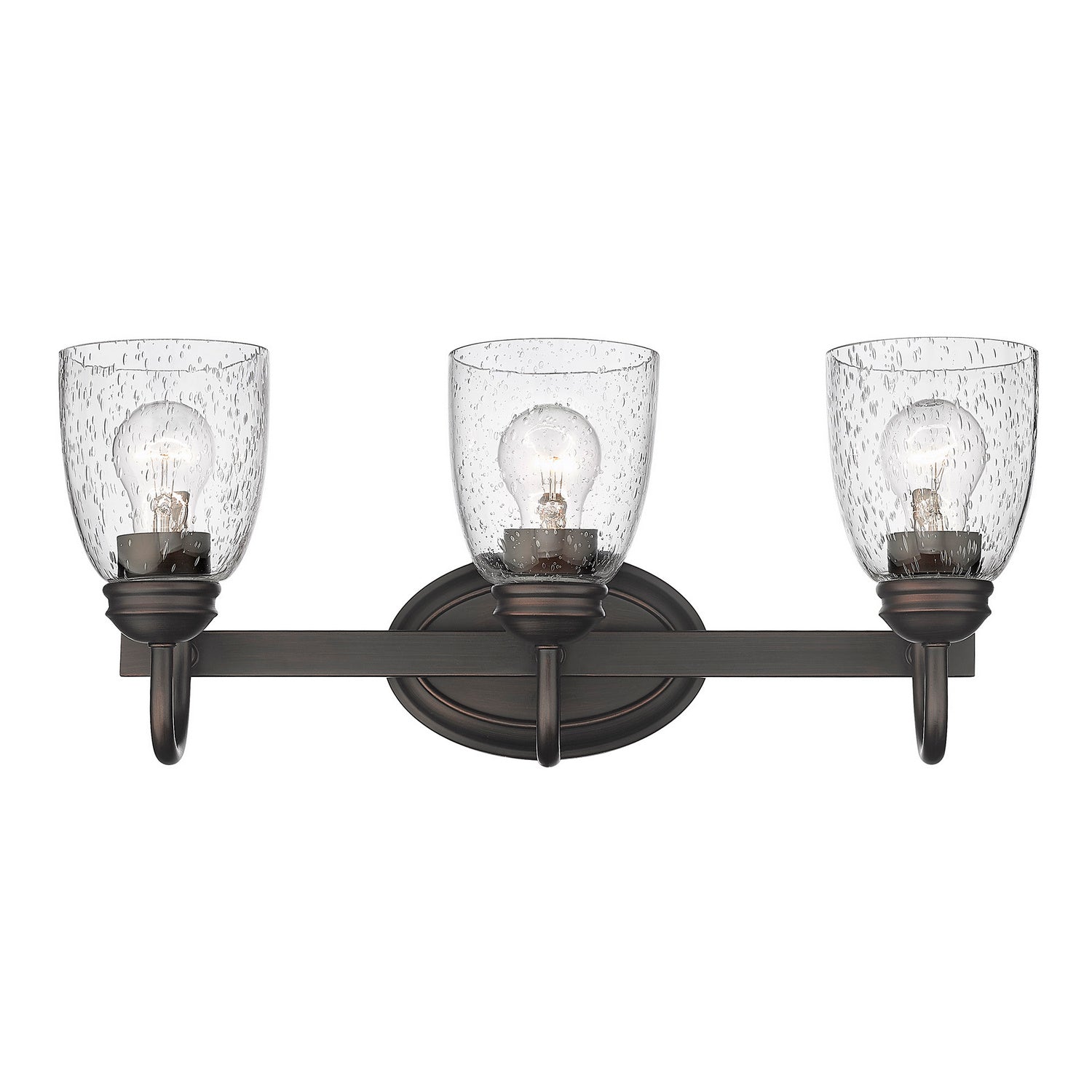 Golden - 8001-BA3 RBZ-SD - Three Light Bath Vanity - Parrish RBZ - Rubbed Bronze