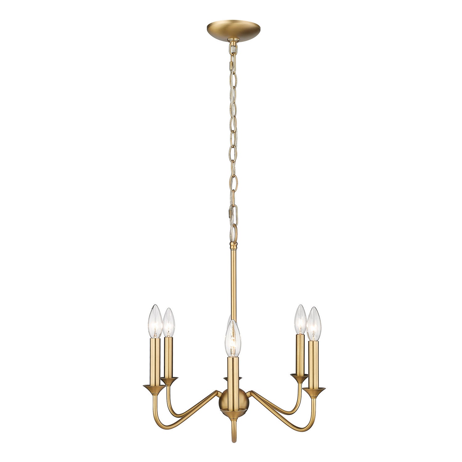 Golden - 8316-LP BCB - Six Light Pendant - Tierney BCB - Brushed Champagne Bronze