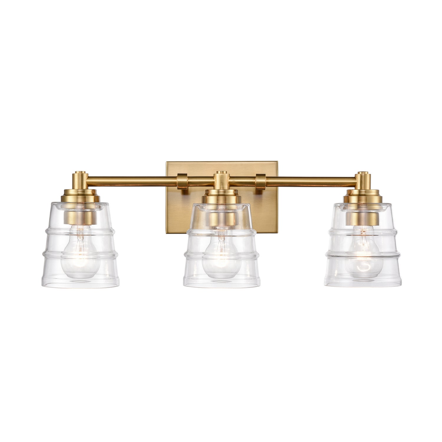 ELK Home - 67972/3 - Three Light Vanity - Pulsate - Satin Brass