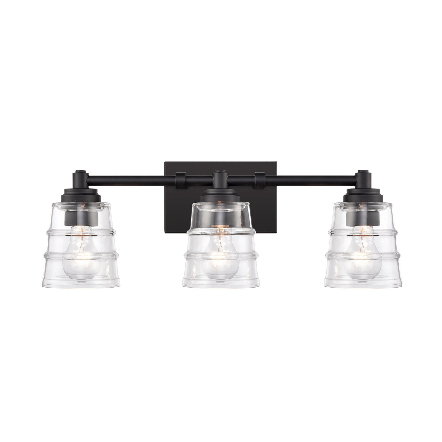 ELK Home - 67982/3 - Three Light Vanity - Pulsate - Matte Black