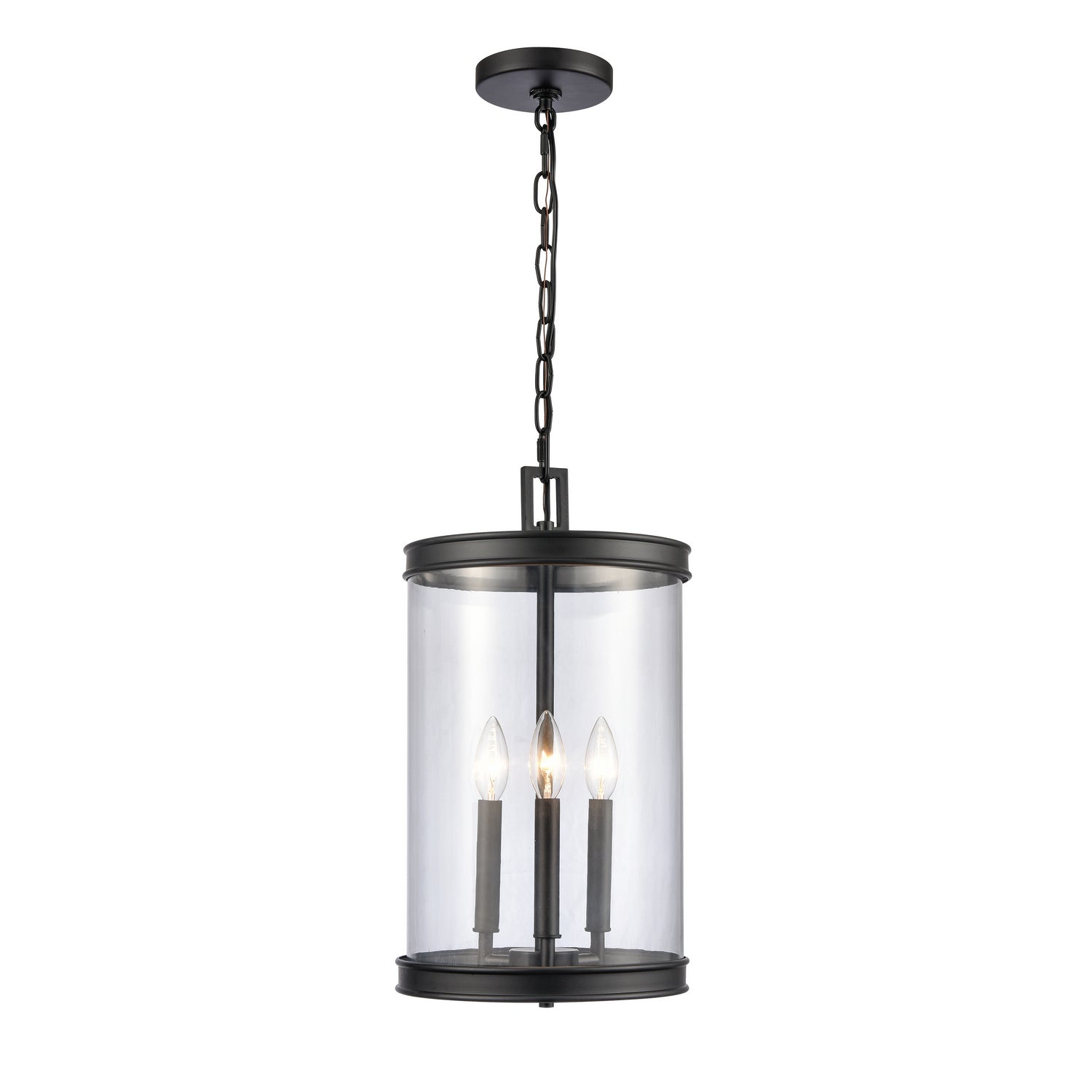 ELK Home - 69745/3 - Three Light Pendant - Mendoza - Matte Black