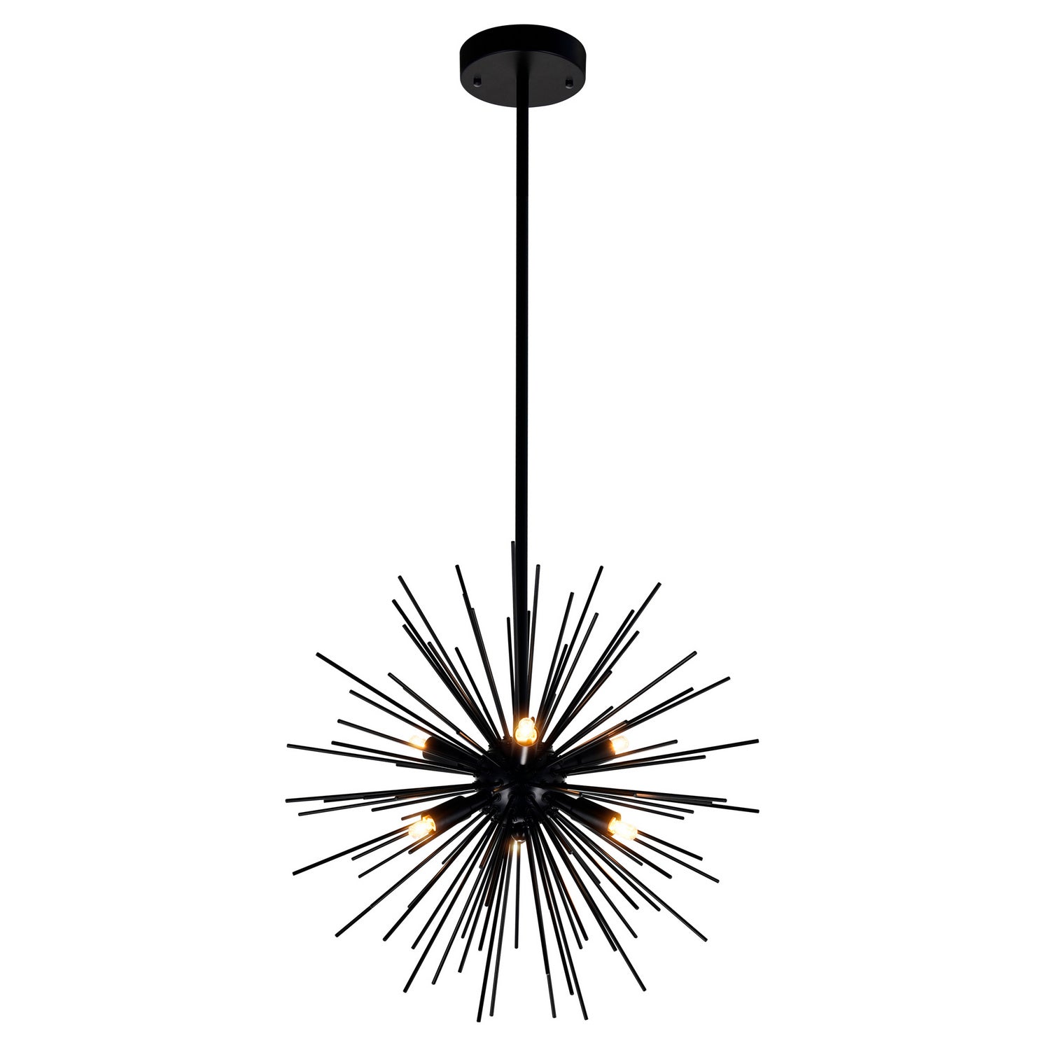 CWI Lighting - 1034P16-6-101 - Six Light Chandelier - Savannah - Black