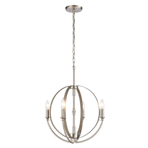 ELK Home - 81465/4 - Four Light Chandelier - Rotunde - Beechwood