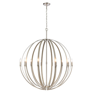 ELK Home - 81467/10 - Ten Light Chandelier - Rotunde - Beechwood