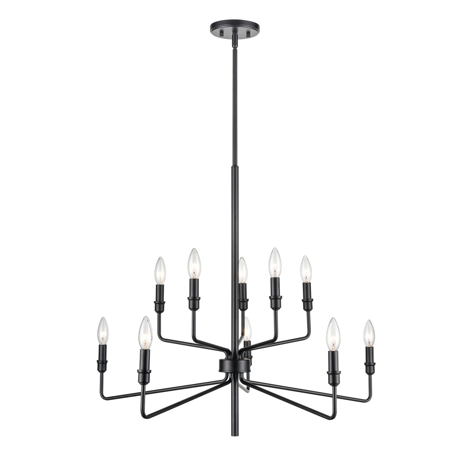 ELK Home - 81519/5+5 - Ten Light Chandelier - Saginaw - Matte Black