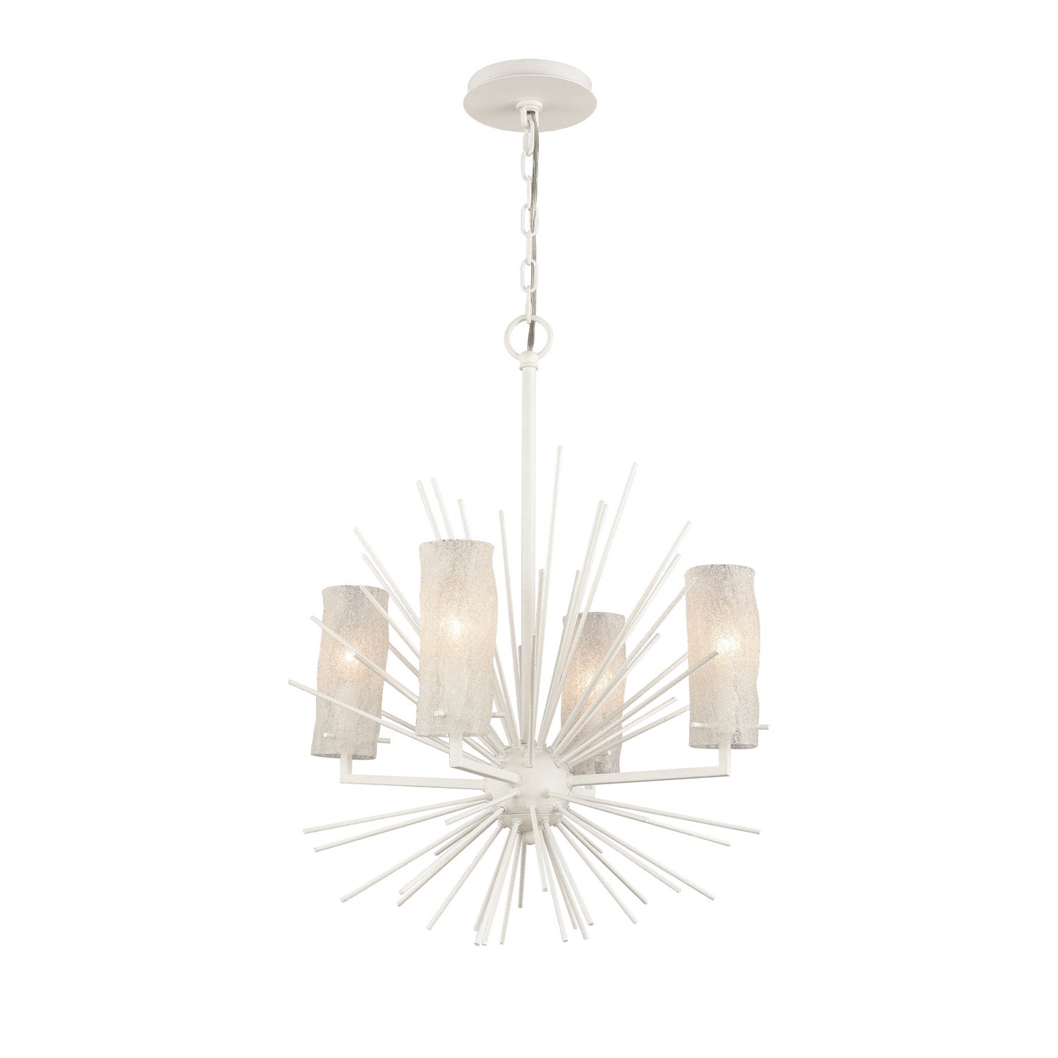 ELK Home - 82086/4 - Four Light Chandelier - Sea Urchin - White Coral