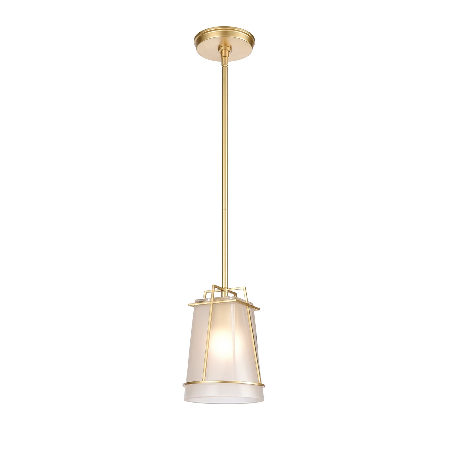 ELK Home - 82125/1 - One Light Mini Pendant - Square to Round - Champagne Gold