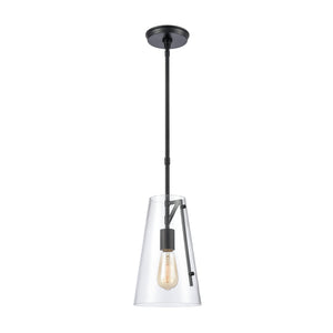 ELK Home - 82155/1 - One Light Mini Pendant - Trustle - Matte Black