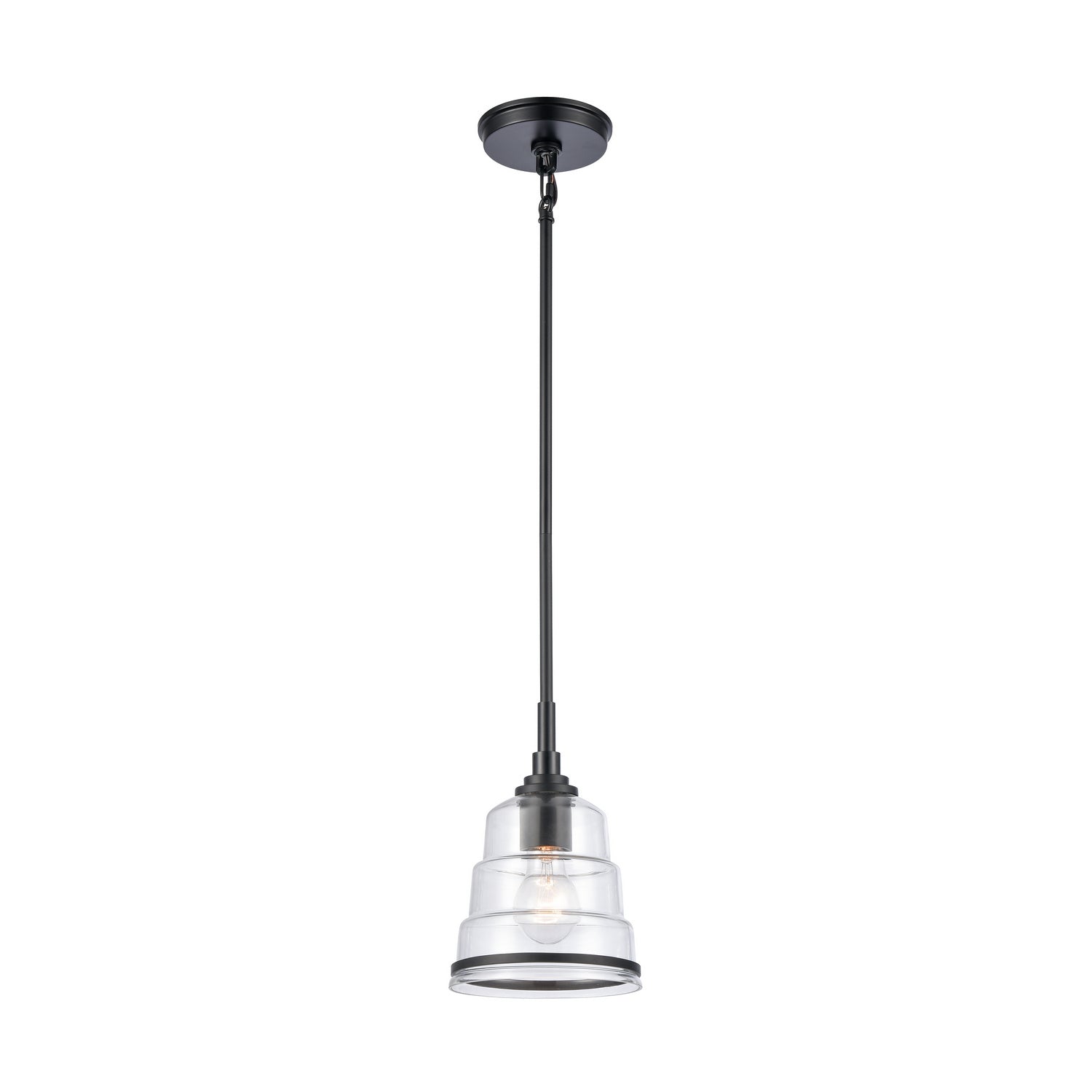 ELK Home - 82164/1 - One Light Mini Pendant - Boyer - Matte Black