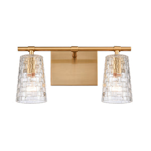 ELK Home - 82171/2 - Two Light Vanity - Lightweave - Satin Brass