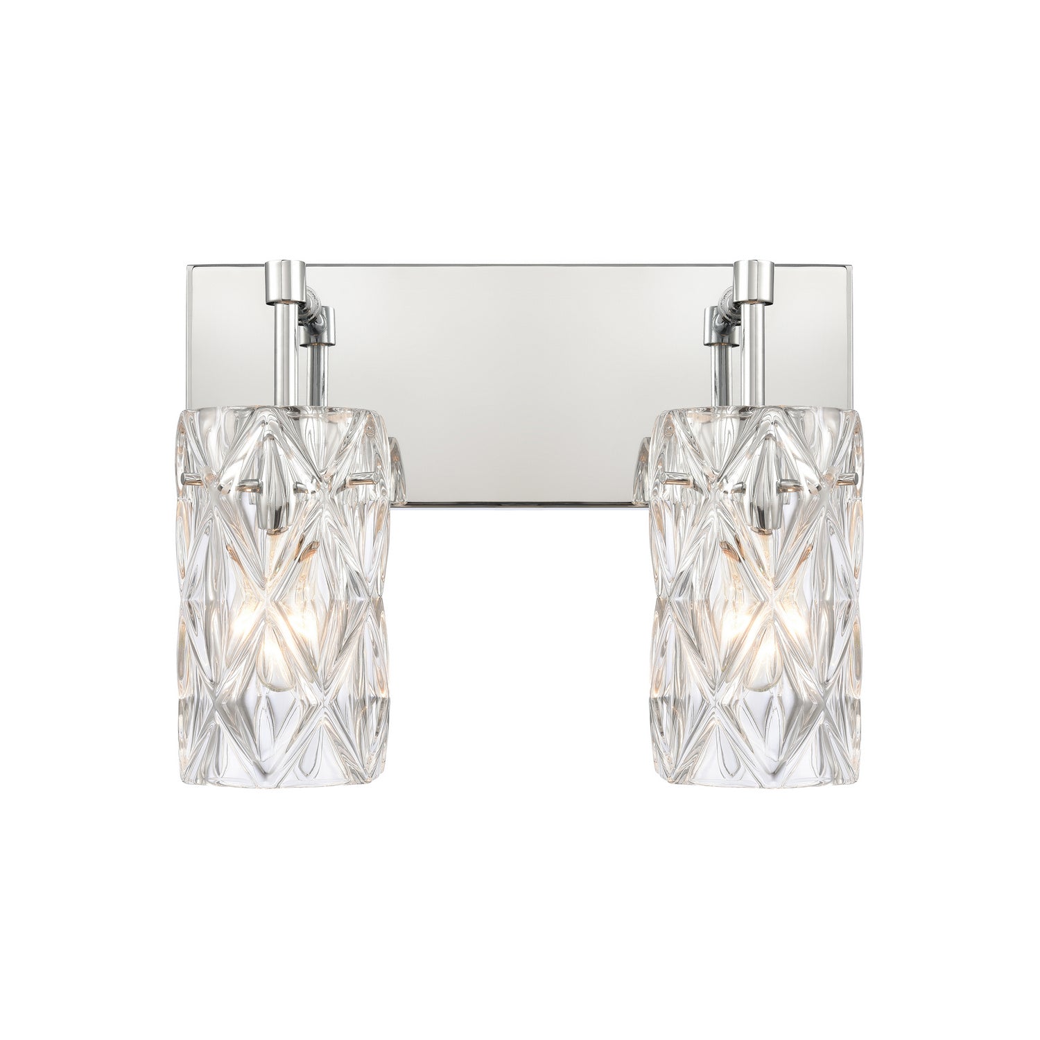 ELK Home - 82191/2 - Two Light Vanity - Formade Crystal - Polished Chrome