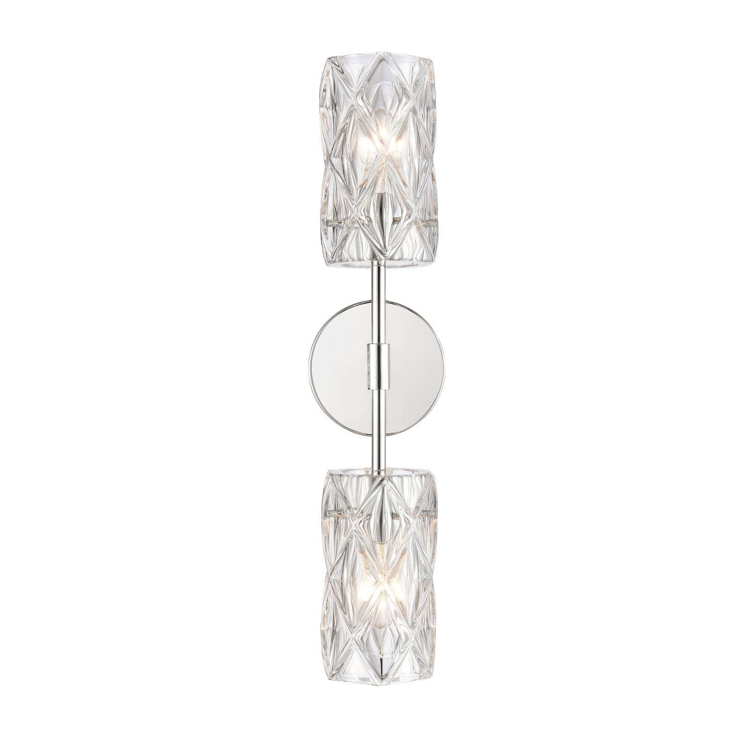 ELK Home - 82195/2 - Two Light Wall Sconce - Formade Crystal - Polished Chrome