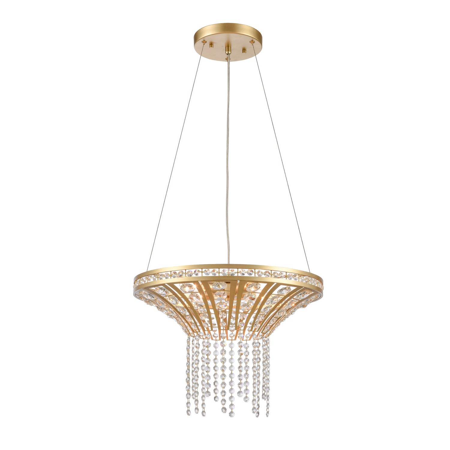 ELK Home - 82227/4 - Four Light Chandelier - Fantania - Champagne Gold