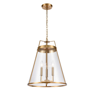 ELK Home - 82255/3 - Three Light Pendant - Judy - Satin Brass