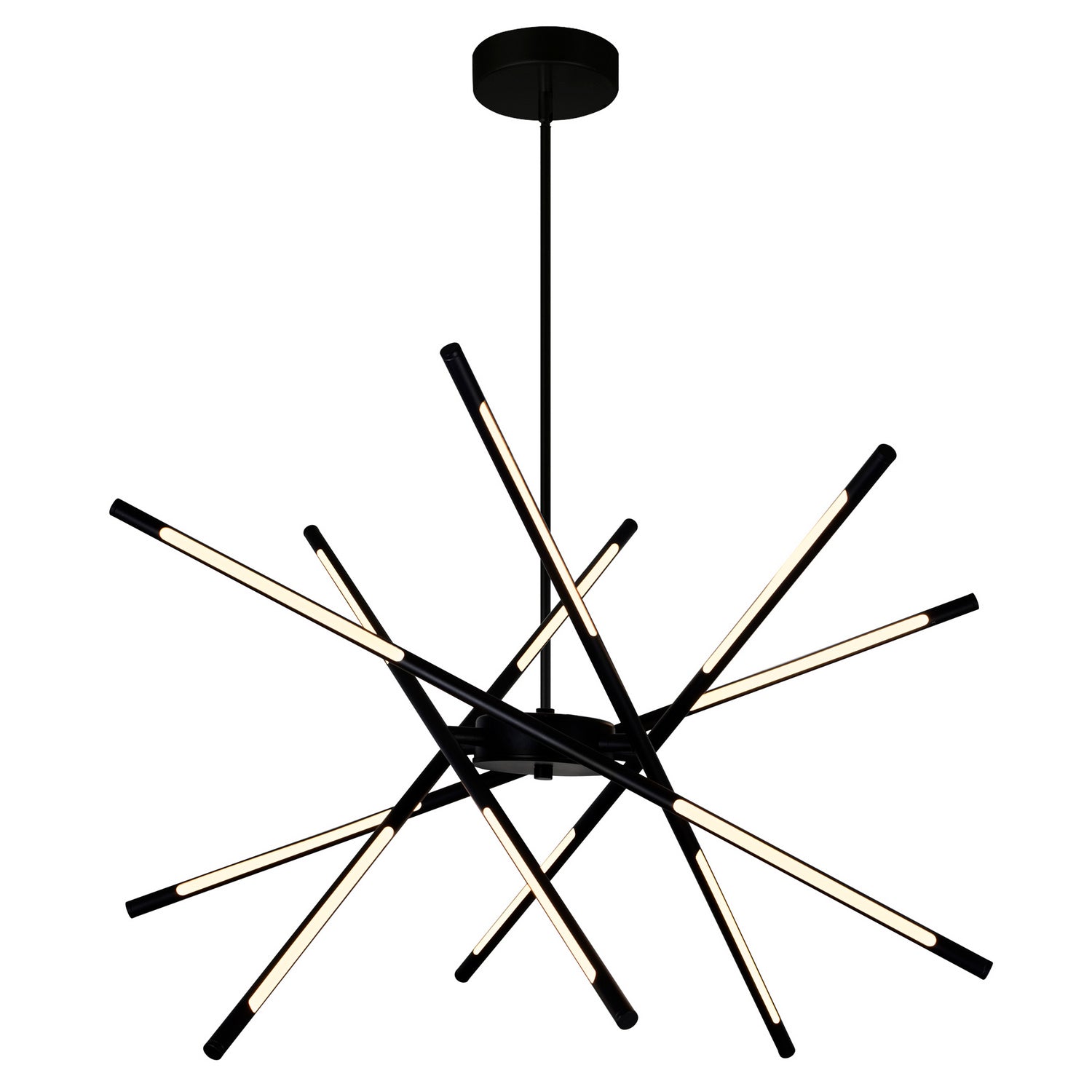 CWI Lighting - 1375P31-6-101 - LED Chandelier - Oskil - Black