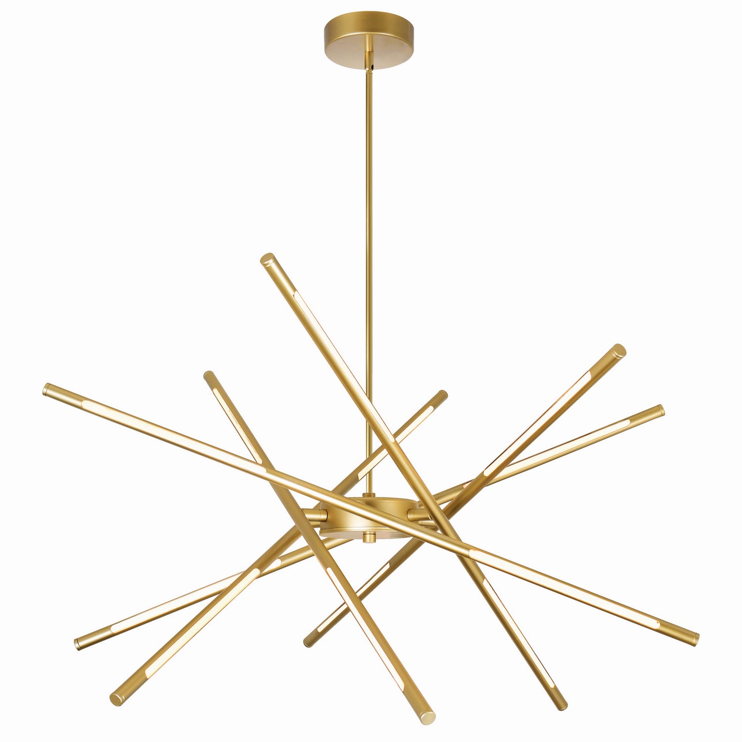 CWI Lighting - 1375P31-6-602 - LED Chandelier - Oskil - Satin Gold