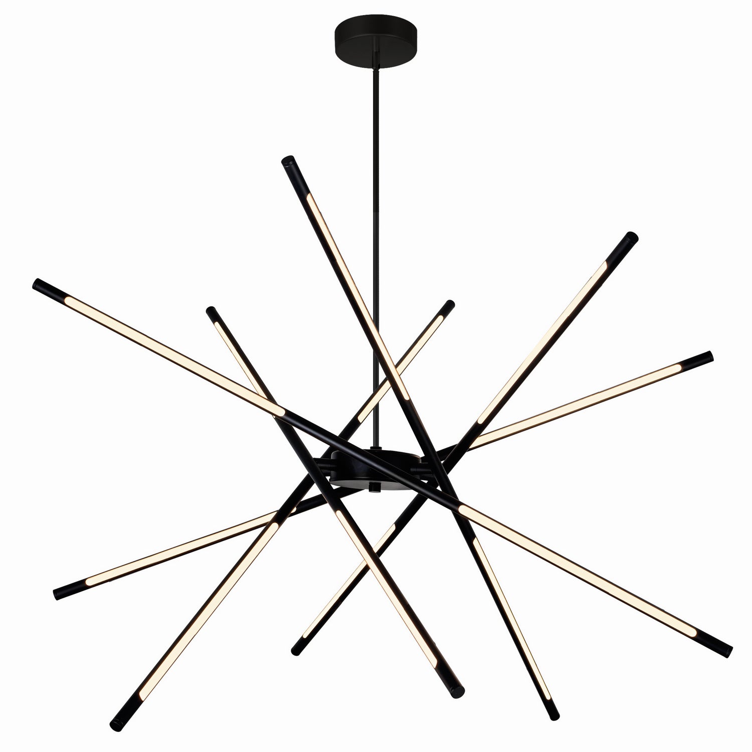 CWI Lighting - 1375P43-6-101 - LED Chandelier - Oskil - Black