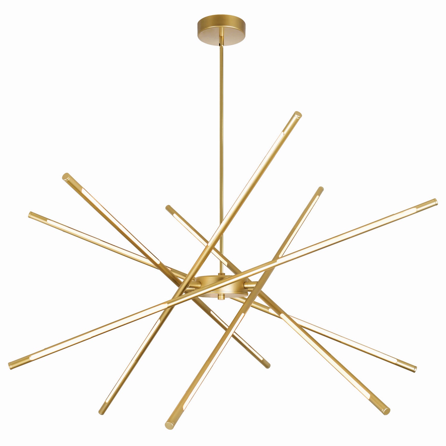 CWI Lighting - 1375P43-6-602 - LED Chandelier - Oskil - Satin Gold