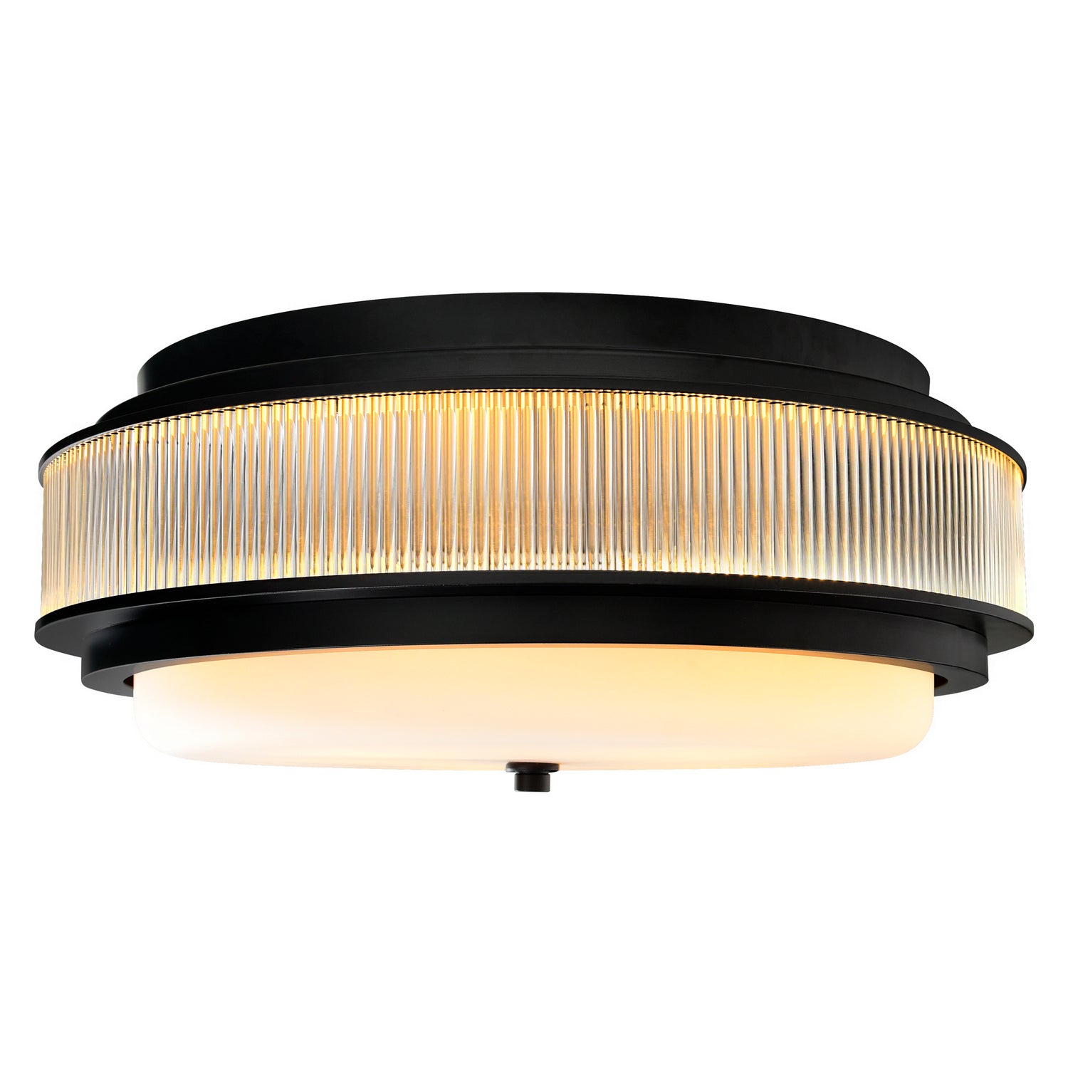 CWI Lighting - 1567C18-4-101 - Four Light Flush Mount - Valdivia - Black