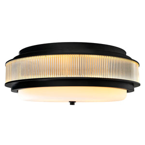 CWI Lighting - 1567C22-5-101 - Five Light Flush Mount - Valdivia - Black